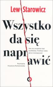 Wszystko da się naprawić. Autor: Zbigniew Lew-Starowicz. Dadada.pl Okładka książki Wszystko da się naprawić