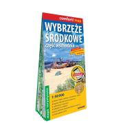 Wybrzeże Środkowe część wschodnia mapa turystyczna 1:50 000. Autor:   Praca zbiorowa. Dadada.pl Okładka książki Wybrzeże Środkowe część wschodnia mapa turystyczna 1:50 000