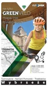 Okładka książki Wybrzeże zachodnie Mapa tras rowerowych