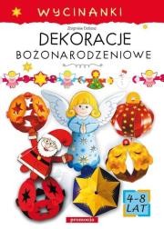 Okładka książki Wycinanki - Dekoracje bożonarodzeniowe