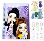 Opakowanie Wycinanki-kolorowanki Lalki - fioletowe