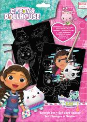Wydrapywanka kreatywna Gabby's Dollhouse. Wydawca: Kids Euroswan. Dadada.pl Opakowanie Wydrapywanka kreatywna Gabby's Dollhouse
