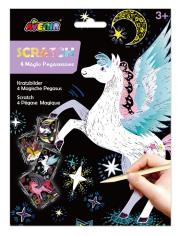 Wydrapywanki - 4 magiczne pegazy. Wydawca: AVENIR. Dadada.pl Opakowanie Wydrapywanki - 4 magiczne pegazy