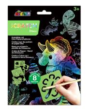 Wydrapywanki z szablonami - Dinozaury. Wydawca: AVENIR. Dadada.pl Opakowanie Wydrapywanki z szablonami - Dinozaury