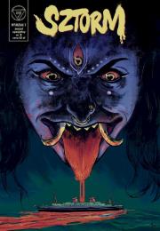 Wydział 7 T.3 Sztorm. Autor: Tomasz Kontny. Dadada.pl Okładka książki Wydział 7 T.3 Sztorm