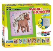 Opakowanie Wypukła malowanka Kucyk Quarter + gra memory