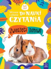 Okładka książki Wyrazy i zdania do nauki czytania. Duże litery. Zwierzęta domowe