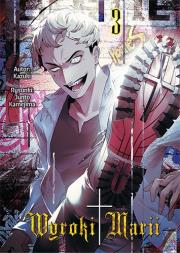 Wyroki Marii. Tom 3. Autor: Kazuki, Kamejima Junto. Dadada.pl Okładka książki Wyroki Marii. Tom 3