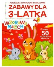 Okładka książki Wzorowy maluch. Zabawy dla 3 - latka