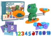 Zabawa edukacyjna dinozaur waga działania. Wydawca: Leantoys. Dadada.pl Opakowanie Zabawa edukacyjna dinozaur waga działania