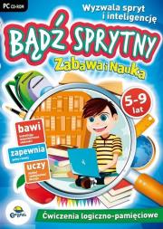 Zabawa i Nauka: Bądź sprytny 5-9 lat. Wydawca: L.K. Avalon. Dadada.pl Opakowanie Zabawa i Nauka: Bądź sprytny 5-9 lat