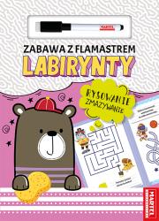 Okładka książki Zabawa z flamastrem. Labirynty