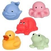 Opakowanie Zabawki do kąpieli pastelowe 5szt