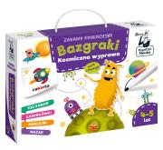 Okładka książki Zabawy edukacyjne Bazgraki Kosmiczna wyprawa