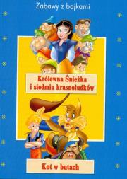Zabawy z bajkami. Królewna Śnieżka, Kot w ... Autor: TBH006. Dadada.pl Okładka książki Zabawy z bajkami. Królewna Śnieżka, Kot w ..