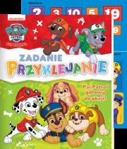 Zadanie Przyklejanie. Psi Patrol gotowy do akcji. Autor:   Praca zbiorowa. Dadada.pl Okładka książki Zadanie Przyklejanie. Psi Patrol gotowy do akcji