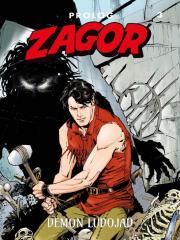 Zagor Prolog 3 Demon ludojad. Autor: Moreno Burattini. Dadada.pl Okładka książki Zagor Prolog 3 Demon ludojad