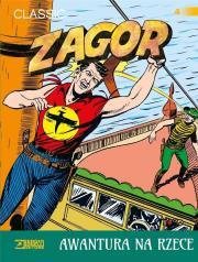 Zagor T.4. Awantura na rzece. Autor: Guido Nolitta, Gallieno Ferri. Dadada.pl Okładka książki Zagor T.4. Awantura na rzece