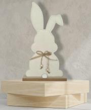 Opakowanie Zając filcowy z kokardką beżowy