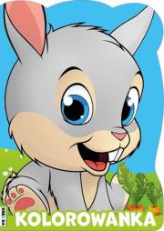 Okładka książki Zajączek. Zwierzątka z wykrojnikiem