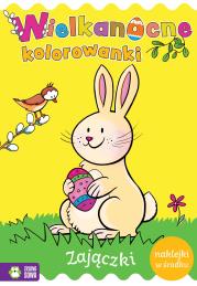 Okładka książki Zajączki. Wielkanocne kolorowanki