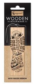 Opakowanie Zakładka drewniana Podróże