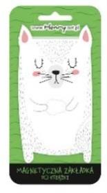 Opakowanie Zakładka magnetyczna biały kot