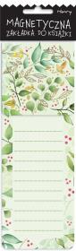 Opakowanie Zakładka magnetyczna notka Listki