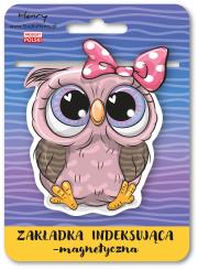 Zakładka magnetyczna - Sowa adult. Wydawca: Henry. Dadada.pl Opakowanie Zakładka magnetyczna - Sowa adult