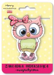 Zakładka magnetyczna - Sowa young. Wydawca: Henry. Dadada.pl Opakowanie Zakładka magnetyczna - Sowa young