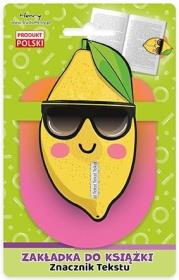 Opakowanie Zakładka znacznik tekstu Cytryna