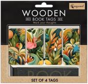 Zakładki drewniane do książki Dżungla. Wydawca: Cozywood. Dadada.pl Opakowanie Zakładki drewniane do książki Dżungla