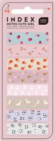 Opakowanie Zakładki indeksujące Cute Girl 200szt