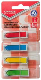 Zakładki indeksujące strzałka Office Products PP 12x43mm blister mix kolorów. Wydawca: Office Products. Dadada.pl Opakowanie Zakładki indeksujące strzałka Office Products PP 12x43mm blister mix kolorów