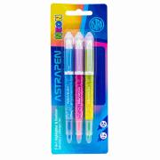 Zakreślacz i cienkopis 2w1 Astrapen neon 3 kolory. Wydawca: ASTRA art-pap. Dadada.pl Opakowanie Zakreślacz i cienkopis 2w1 Astrapen neon 3 kolory