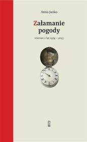 Załamanie pogody. Autor: Anna Janko. Dadada.pl Okładka książki Załamanie pogody