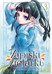 Zapiski zielarki. Tom 3. Autor: Ikki Nanao, Natsu Hyuuga, Nekokurage. Dadada.pl Okładka książki Zapiski zielarki. Tom 3