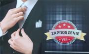 Opakowanie Zaproszenia męskie złocone (10szt)