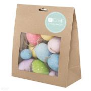 Zawieszki jajka pastelowe jasno nakrapiane 20 szt.. Wydawca: DP CRAFT. Dadada.pl Opakowanie Zawieszki jajka pastelowe jasno nakrapiane 20 szt.