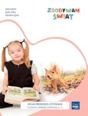 Okładka książki Zdobywam świat. Czytanki metodą sylabową cz.1