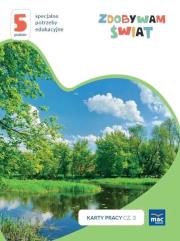 Okładka książki Zdobywam świat. Karty pracy c.3 wiosna/lato P.5