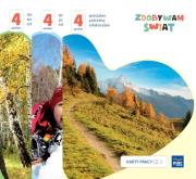 Okładka książki Zdobywam świat. Karty pracy cz.1-3 Poziom 4