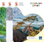 Okładka książki Zdobywam świat. Karty pracy cz.1-3 Poziom 5