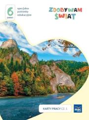 Okładka książki Zdobywam świat. Karty pracy cz.1 jesień Poziom 6