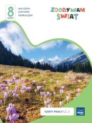 Okładka książki Zdobywam świat. Karty pracy cz.3 wiosna/lato P.8