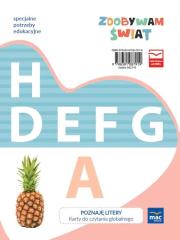 Okładka książki Zdobywam świat. Poznaję litery - karty do czytania