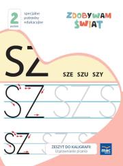 Okładka książki Zdobywam świat Zeszyt do kaligrafii Poziom 2