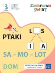 Okładka książki Zdobywam świat Zeszyt do kaligrafii Poziom 3