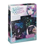 Opakowanie Zdrapywanki 5 szt. z rysikiem i szablonami Isadora Nebulous Stars