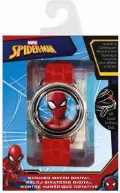 Opakowanie Zegarek cyfrowy ze spinerem w metalowej obudowie Spiderman MV15763